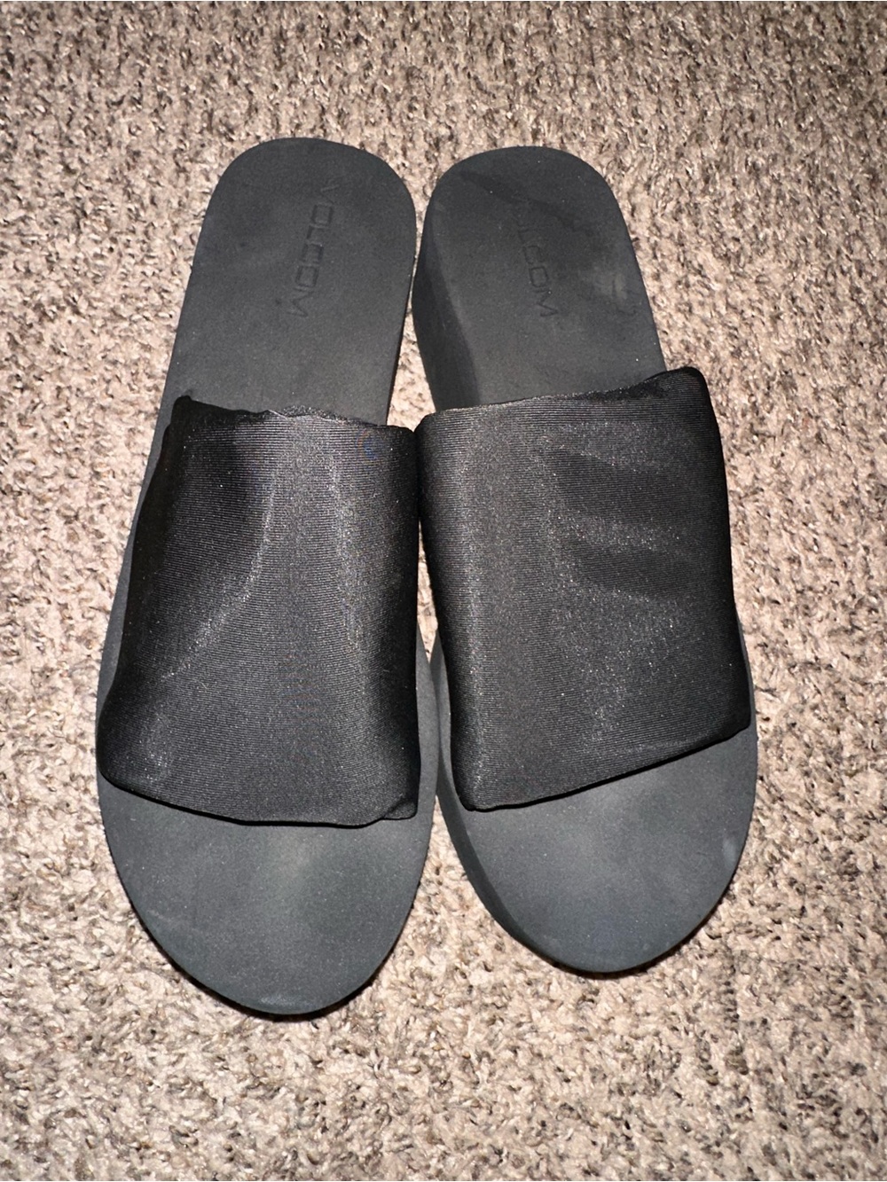 Volcom Women's Black Slide Sandals